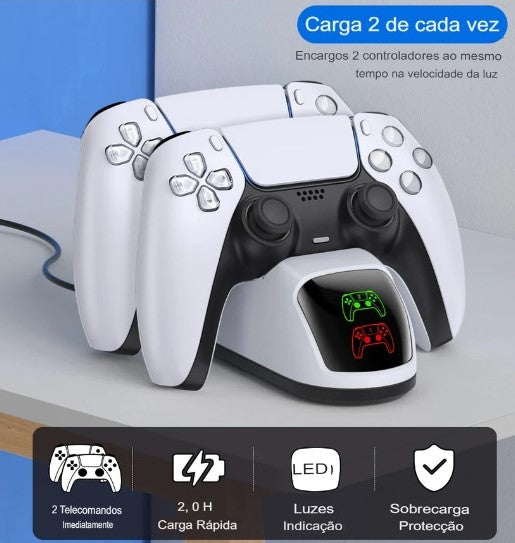 Carregador de Controle PS5